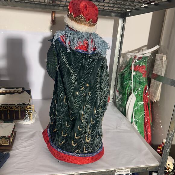 Vintage Old World Paper Maché 22”‎ Father Christmas - Picture 9 of 10